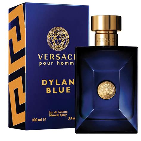 versace cologne dark blue bottle